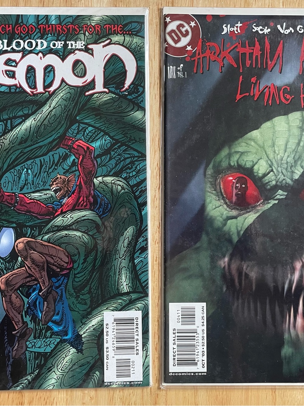DC Comics Arkham Living Hell Poster - Green & Red Artwork